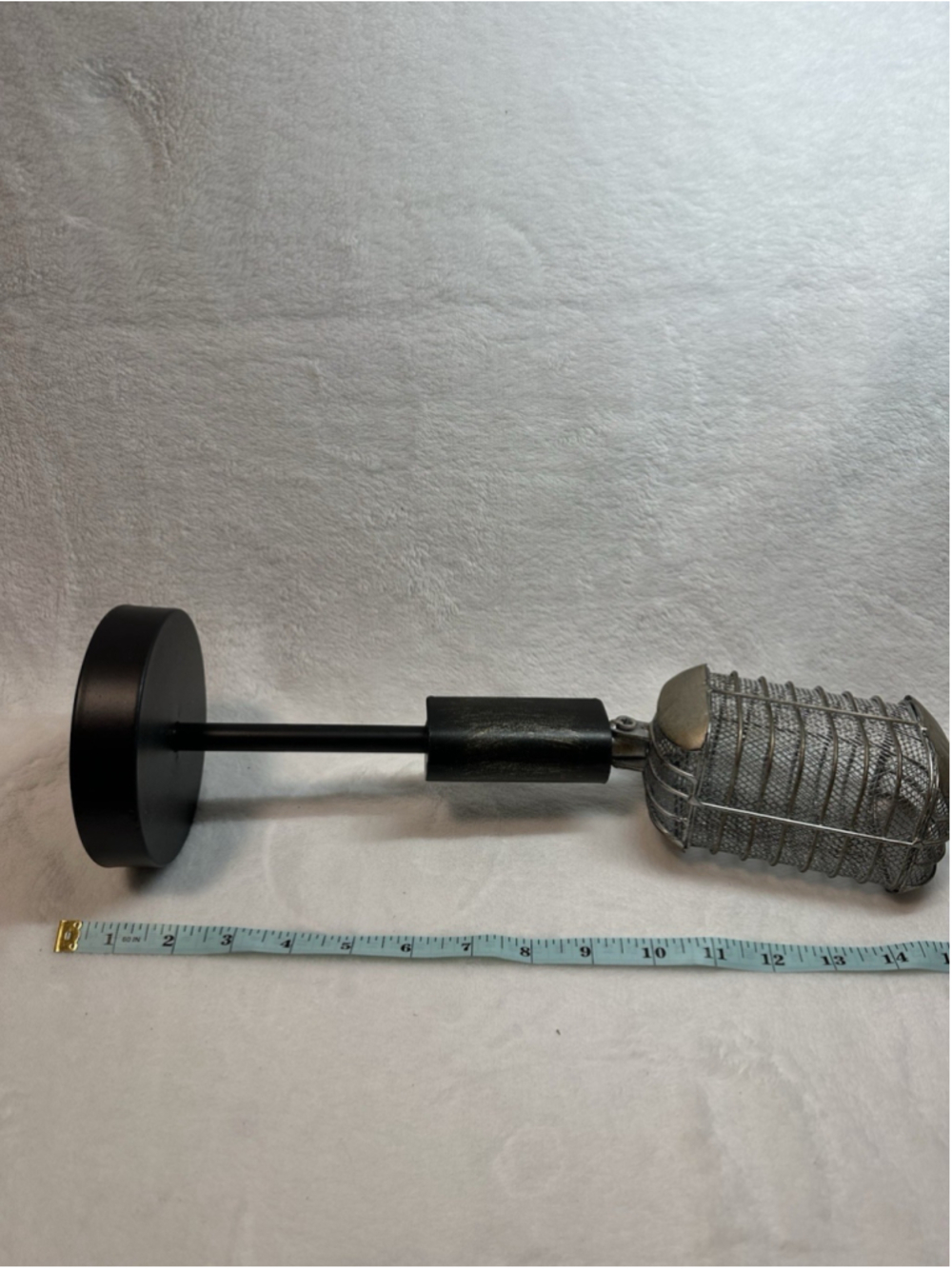 Vintage Style Wired Desktop Microphone w/ Desktop Stand, Silver/Black